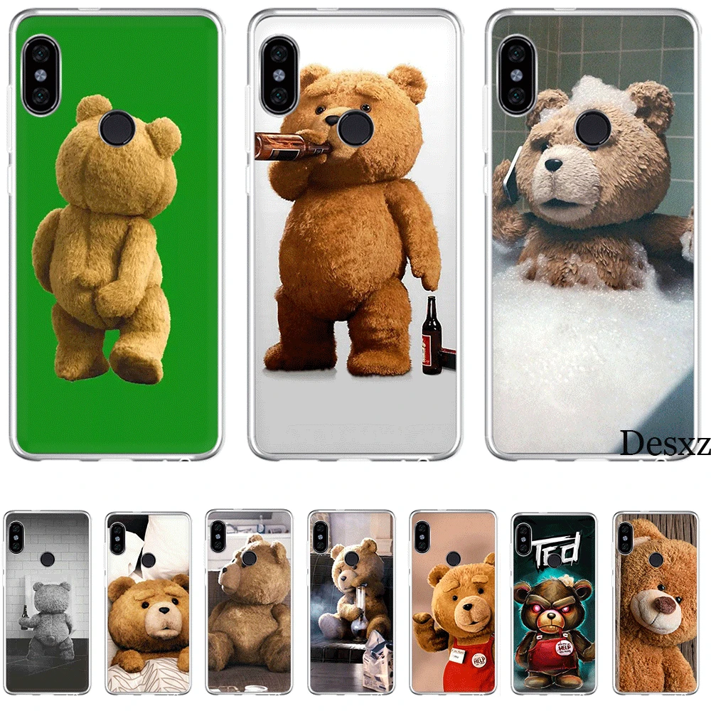 Phone Case For Xiaomi Mi F1 9 9T MAX 3 A3 Pro CC9 CC9E 5 5S 6 Mix 2S 8 A1 A2 5X 6X Lite Hard Cover Ted Bear Movie | Мобильные