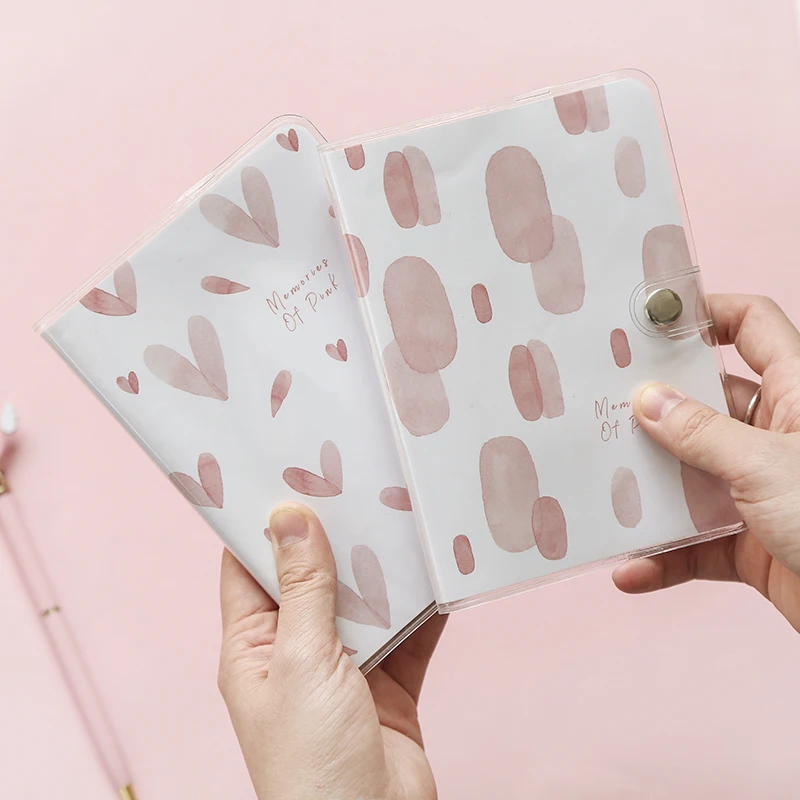 Kawaii Journal, записная книжка, бумажный дневник, розовый блокнот в твердом переплете, школьные офисные принадлежности, блокнот, горизонтальная линия, канцелярские принадлежности, подарок