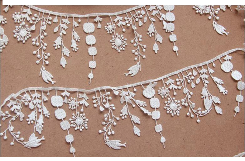 Handwork Laces DIY Clothing Accessories Tasseles Lace for Packing Decoration Width:8cm (3.20") lace garment accessories lace accessories clothing accessories lace decoration
