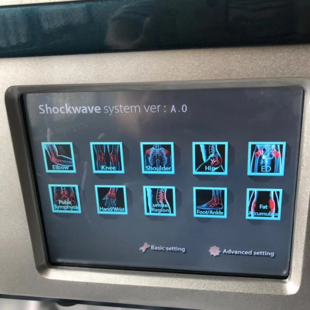 Физическая система боли акустическая Ударная Волна exterorporeal Shockwave машина для боли рельефный питчер 8 бар бесконечные снимки