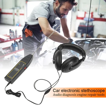 

Auto Car Electronic Stethoscope Engine Noise Analyzer Machine Cylinder Stethoscope Vehicle Inspection Diagnostic Tools