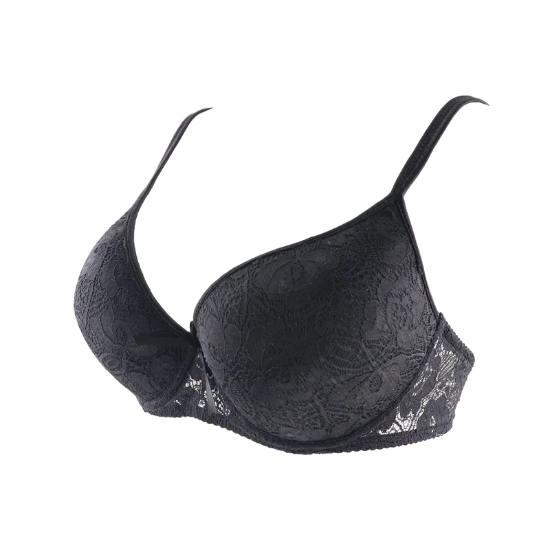 push up black bralette