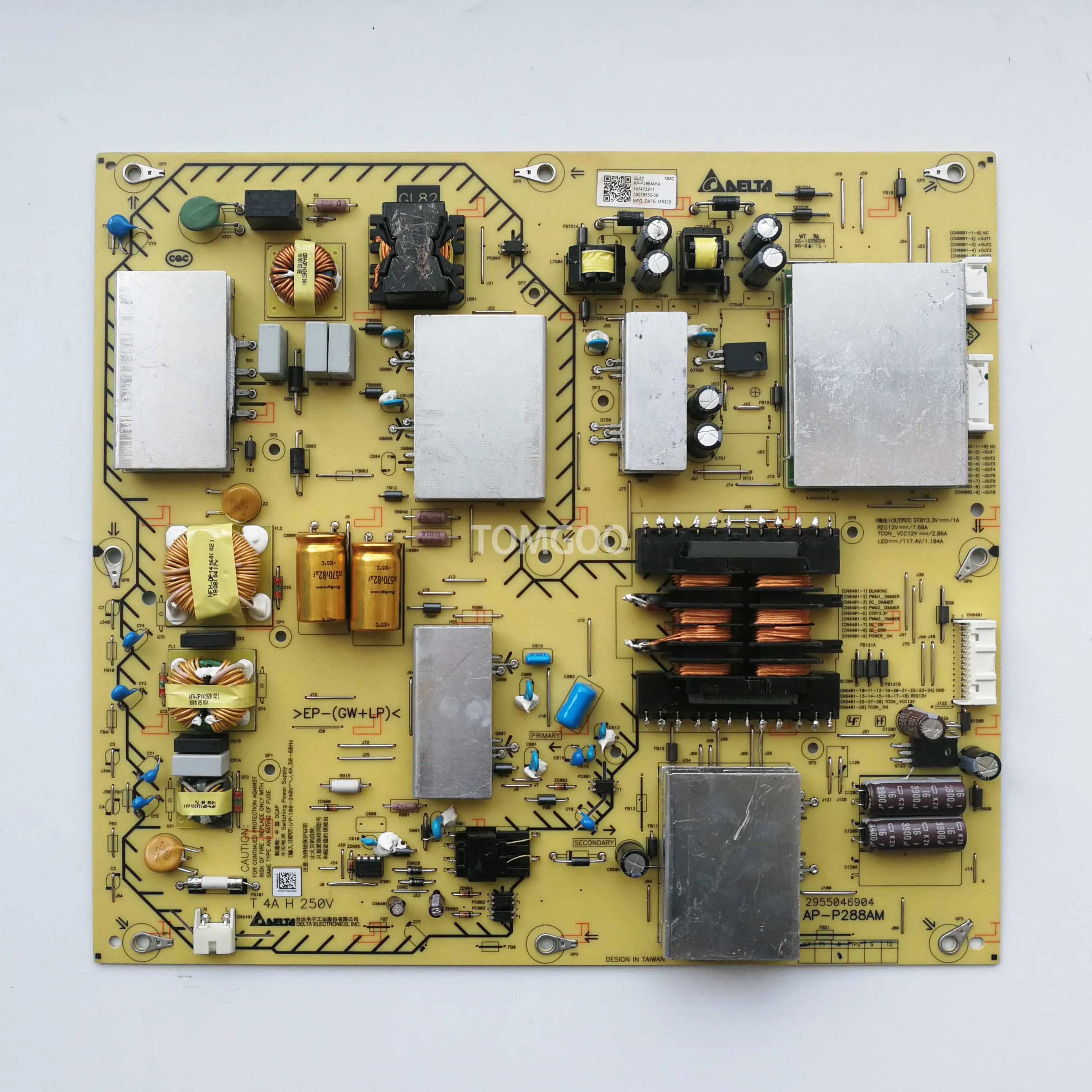 For Sony KD 65X8500F Power Board GL82 AP P288AM A 2955046904Tablet