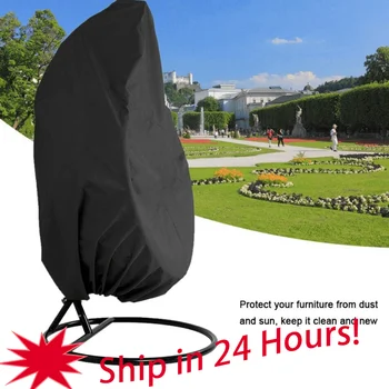 

Outdoor Swing Seat Cover Rattan Swing Patio Garden Weave Hanging Egg Chair Seat Cover Anti-UV Waterproof Dust-proof Hanging Bag