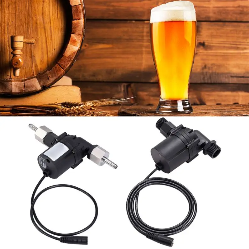 1 комплект циркуляции воды пивной насос DC 12V 18W анти-ржавчина передачи бесщеточный