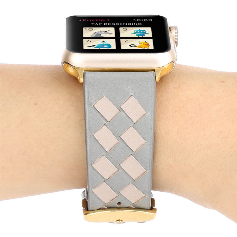 Кожаный ремешок для Apple watch, ремешок 44 мм, 40 мм, 42 мм, 38 мм, correa iwatch 4, 5, 3, 2, спортивный браслет, аксессуары для Apple watch