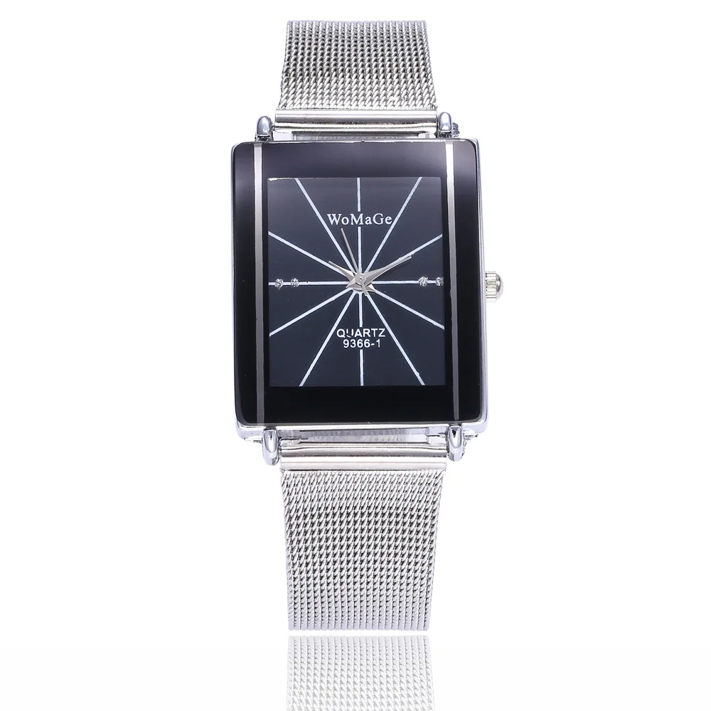 

Womage Fashion Mesh Belt Series Couples Quartz Watch EBay Trend Men Women's Gift Watch