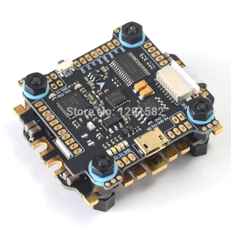 Diatone Мамба F722S Betaflight стека контроллера полета OSD 5/9V 2A BEC и 50A с диагональю экрана 3-6S Blheli_32 Dshot1200 бесщеточный ESC дрона с дистанционным управлением