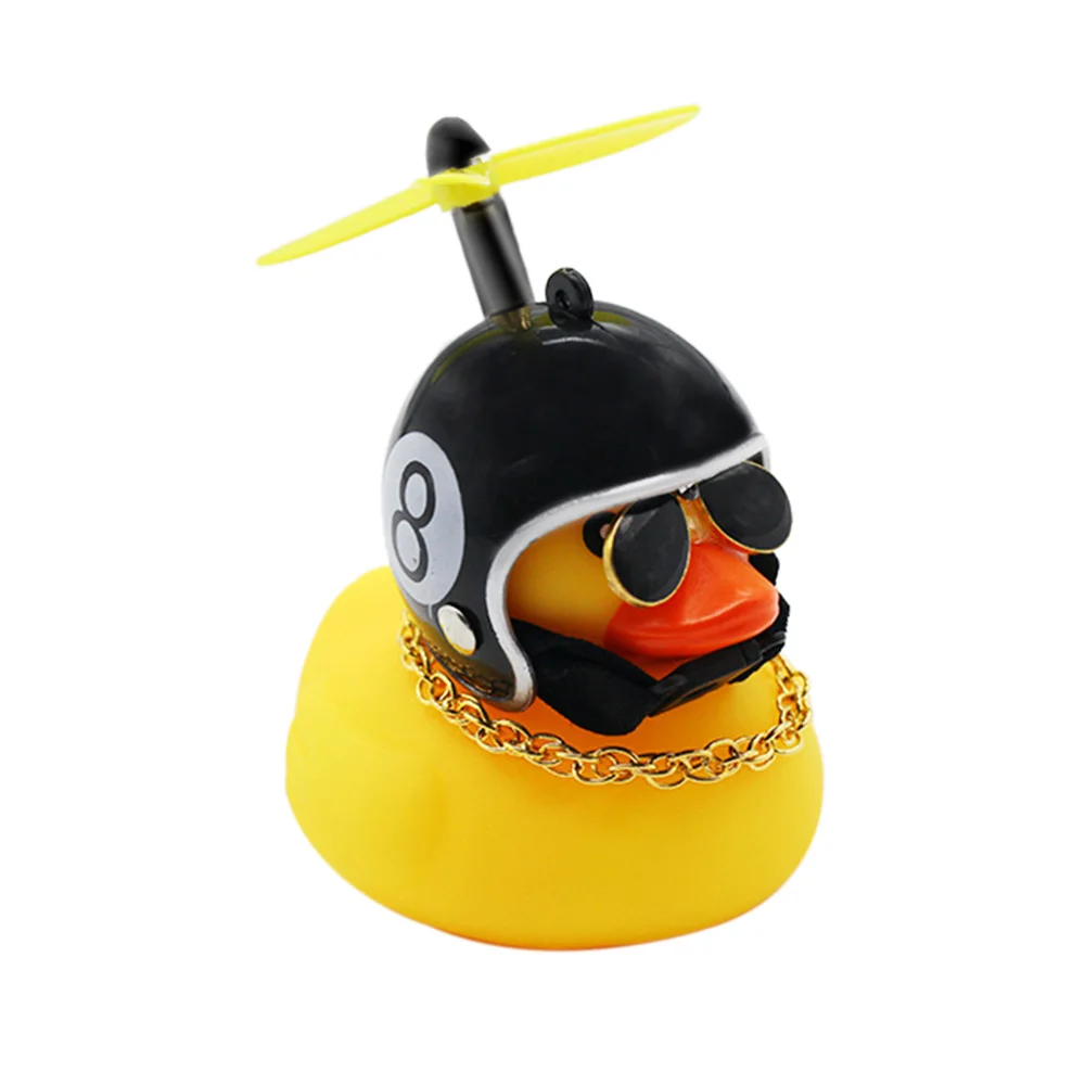 Car Decoration Car Stying Bicycle Lights Bell Cute Little Yellow Duck Handlebar Horn Lamp for Bike Motorcycle Car Accessories