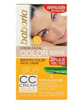 

Babaria - CC crème visage à l'aloé véra légèrement teintée SPF20 50ml