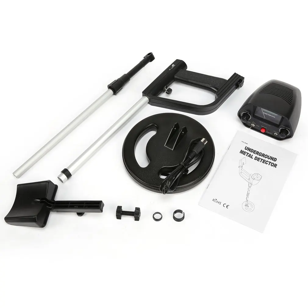 

MD4040 Professional Portable Underground Metal Detector Handheld Treasure Hunter Gold Digger Finder Length Adjustable