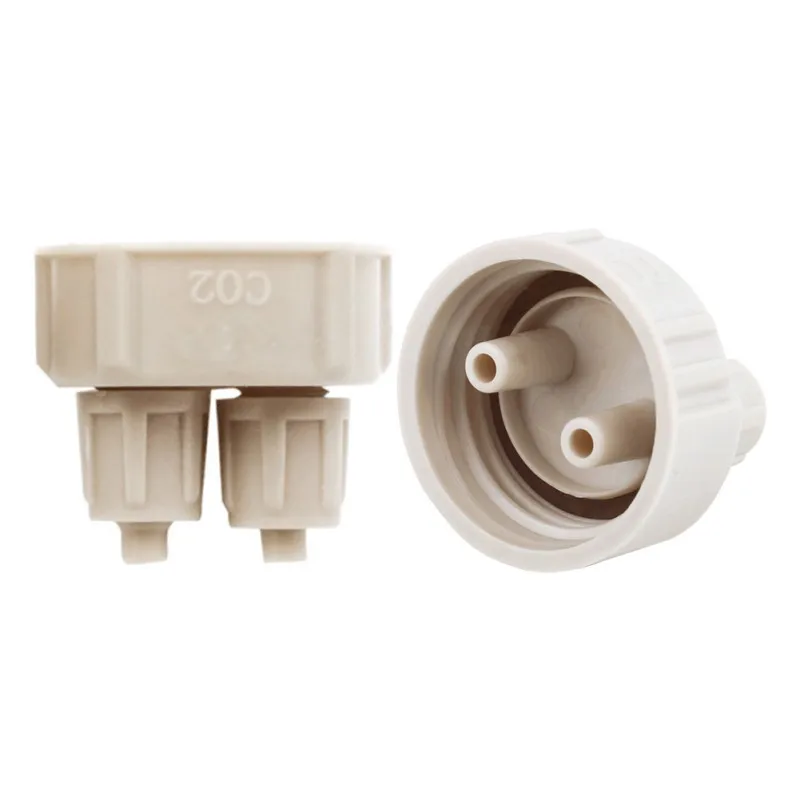 2pc CO2 Bottle Kit Fish Release Tube Quick Sealed Tool Tank Air DIY Generator Aquarium Diffuser Cap 2020