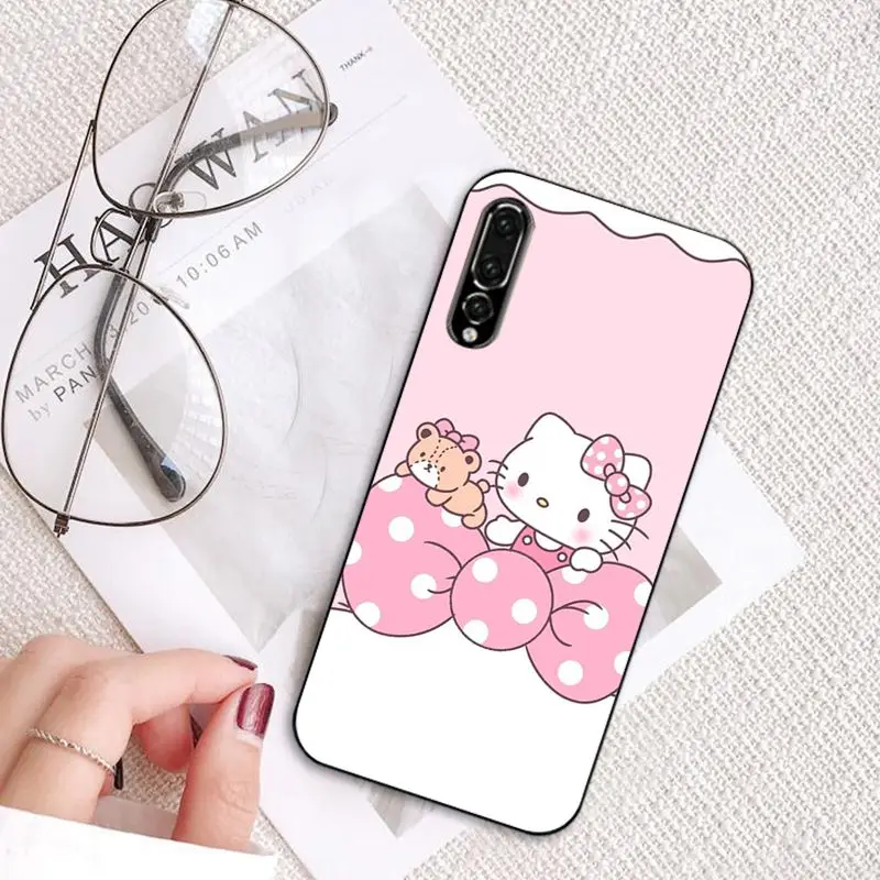Yinuoda милый Kawaii hello kitty чехол для телефона для huawei P20 P30 P20Pro P20Lite P30Lite Psmart P10 9lite - Цвет: A6
