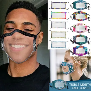 

10PC Face Mask with Adult Mask And With Clear Window Mask Cloth Mouth Mask Mouth Cover Mouth Mask Washable Mouth Face Mask Reuse