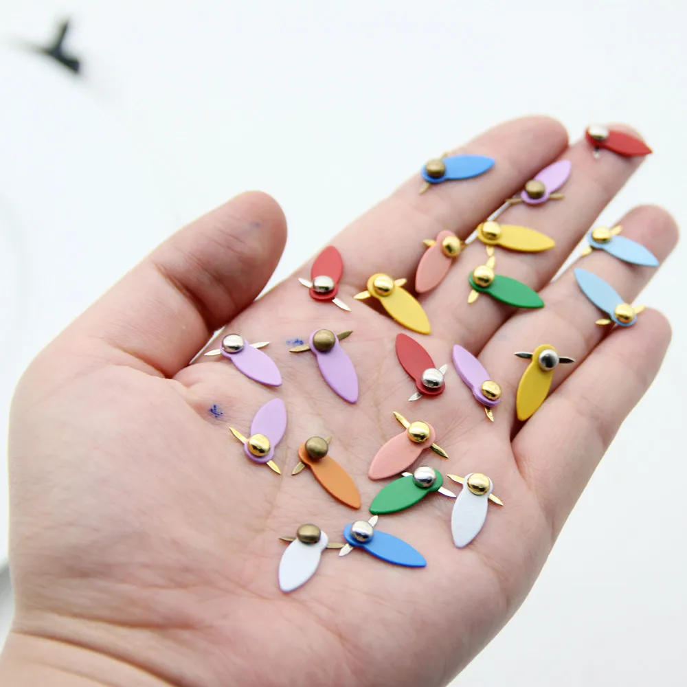 Metal Brads 30pc 4.5mm 30pc Rotating Buttons Photo Album Frame Locks Scrapbooking Embellishment Fastener DIY Craft