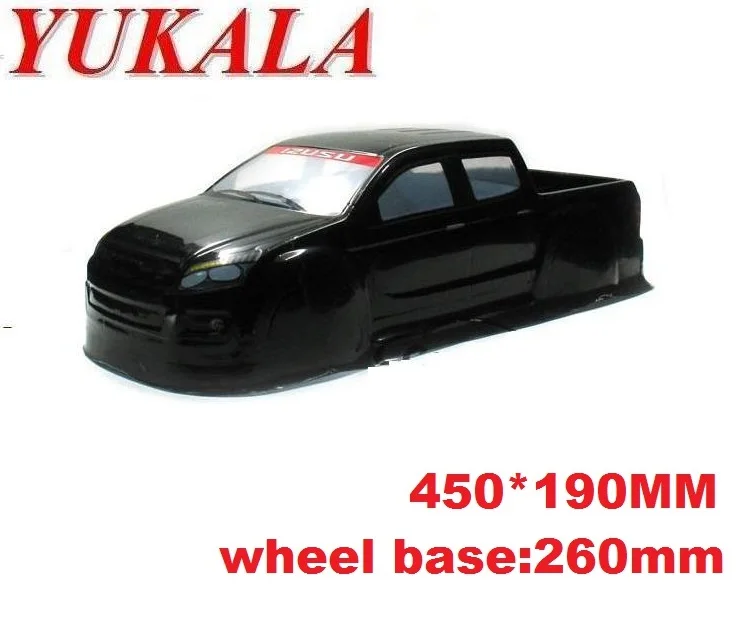 YUKALA 1/10 пвх окрашены тела оболочки для 1/10 RC Monster Truck 94188 размеры 430/440/450 мм* 193 мм Колесная база 260 мм