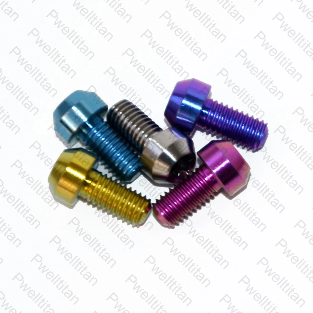 M10 x 1.25 x 15mm Titanium Motor Head Bolt by Dress Up Bolts