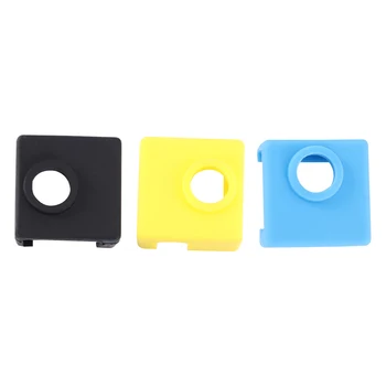 

3pcs Silicone Case Sturdy Prime High Quality Durable Silicone Case Parts Protective Cover for 3D Printer Heater Block