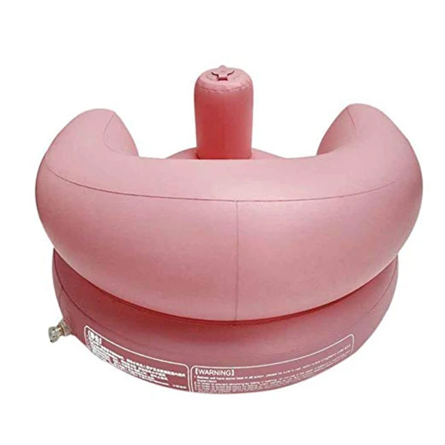 Seggiolino Da Bagno Pieghevole Per Neonati - Con Ventose Antiscivolo | Materiale PP | Rosa/Verde