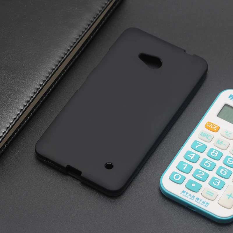 AMMYKI тонкая текстура чехол для nokia lumia 640 lte мягкий черный силиконовый телефона 5 0
