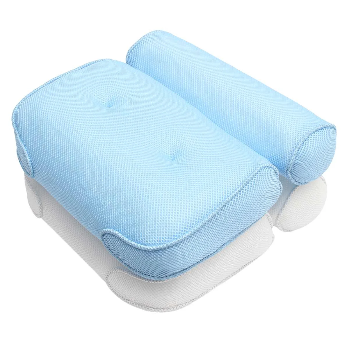 3D сетка спа нескользящая Мягкая Ванна ванна спа Подушка Ванна подголовник подушка с присосками для шеи и спины ванная комната поставка