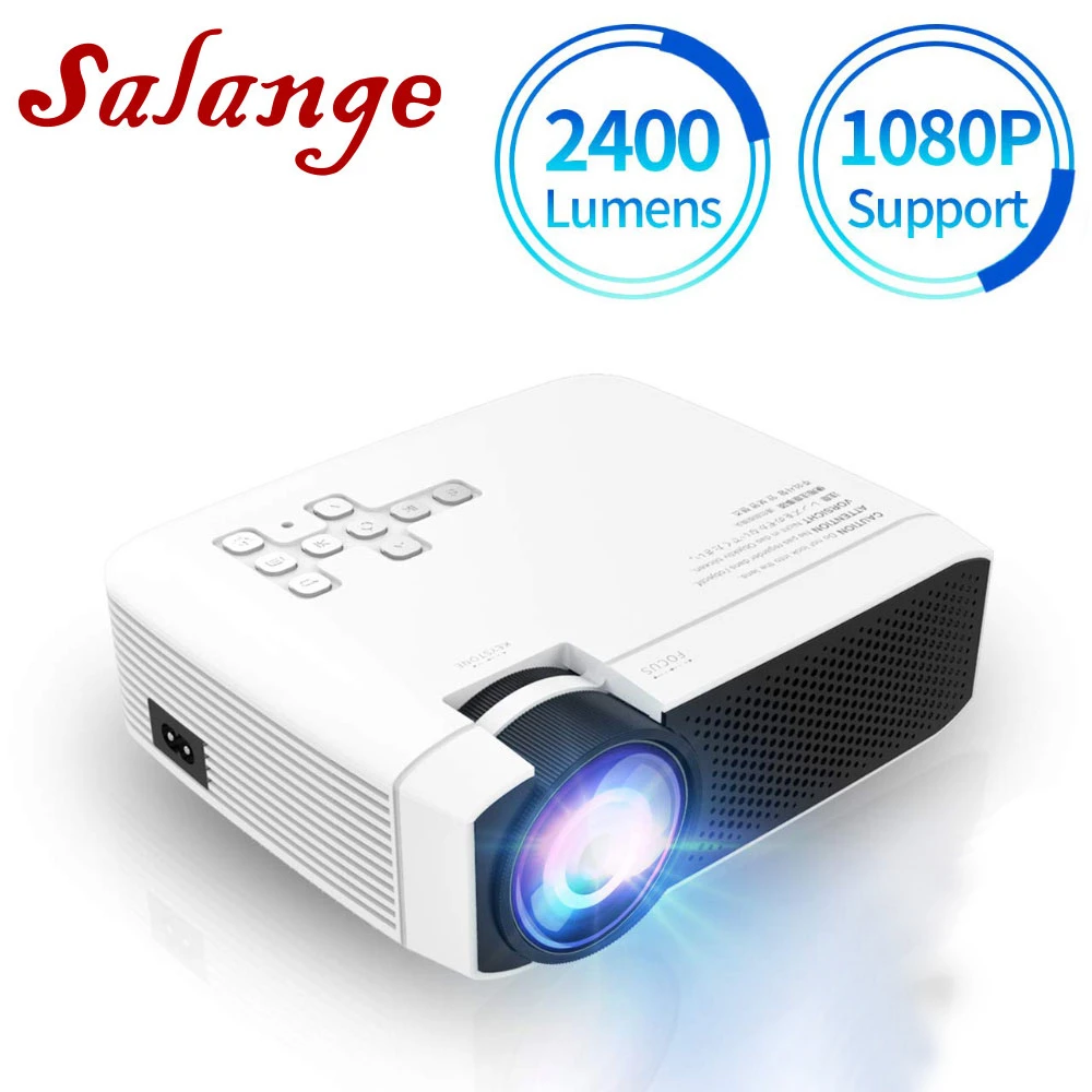 Proyector Led E400W para cine en casa, HDMI, VGA, AV, USB|Proyectores de cine para - AliExpress