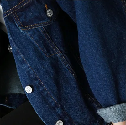 

Spring And Autumn New Style Long Sleeve Jeans Coat Women's Korean-style Loose And Plus-sized Harajuku BF Style Cowboy Clothing W