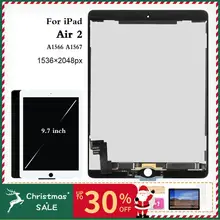 Для iPad Air 2 lcd A1567 дисплей сенсорный экран A1566 Замена для iPad 6 Air 2 ЖК дигитайзер матрица экран сборка Air2 запчасти