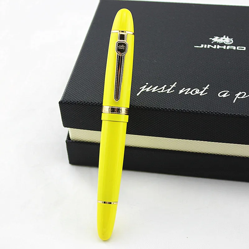 Высококачественная Роскошная Авторучка JINHAO 159 ручка металл 0,5 мм средние чернильные ручки бизнес школьные офисные принадлежности Canetas