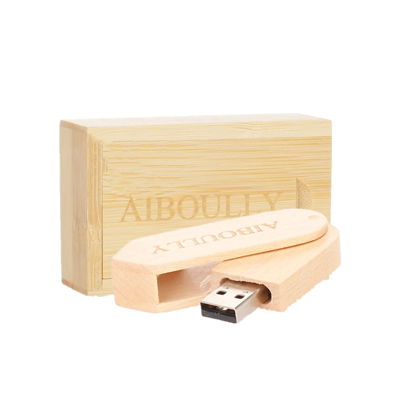 Usb флеш-накопитель 64 ГБ деревянный диск ручка-накопитель 16 ГБ 128 ГБ 4 ГБ 8 ГБ Флешка 32 ГБ USB флэш-память коробка для свадебных подарков Бесплатный логотип