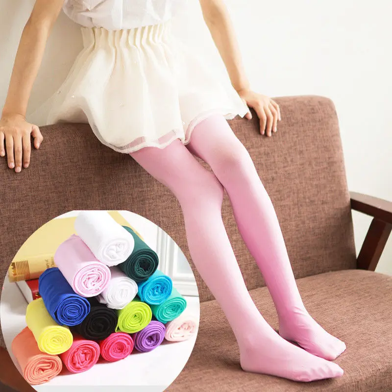 Kids Pantyhose Ballet Tights Toddler Tights Girls Kids Tights Opaque Pantyhose Hosiery Ballet Dance Stockings Candy Colors Girl Stocking