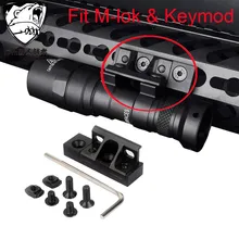 

NEW Tactical Weapon Flashlight Mount M-lok Keymod Rollover Picatinny Mount For Surfire M300 M600 M300V M600V M600B Flashlight