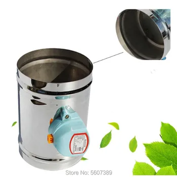 

HVAC stainless steel air damper valve 220V electric air duct motorized damper for 4"ventilation pipe valve 80-250mm
