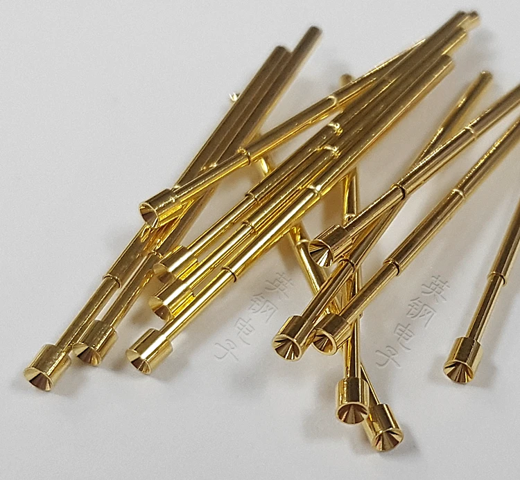 

PA100-A4 Test Pin 2.0MM Cup Head Concave Test Pin 100MIL Gold-plated Spring Pin