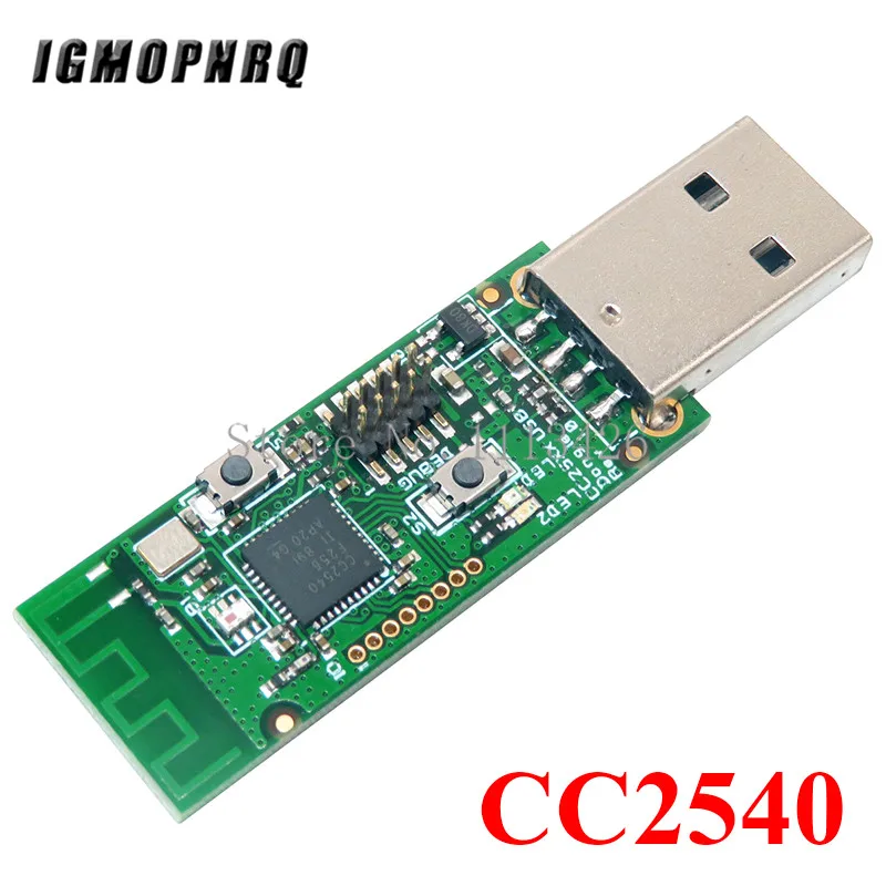 CC отладчик ZIGBEE эмулятор CC2531 CC2540 анализатор Беспроводная плата Bluetooth 4,0 ключ ЗАХВАТ USB программатор кабель загрузчика - Цвет: CC2540