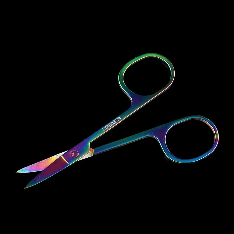 Facial Hair Small Grooming Scissors Men Women Eyebrow Nose Hair Mustache Beard Eyelashes Ear Trimming nose hair scissors eyebrow scissors facial hair scissors