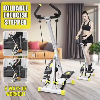 

Doufit ST-01 Foldable Indoor Gym Stepper Home Multifunction Exercise Machine Workout Step Device with Handle Bar Resistance Band