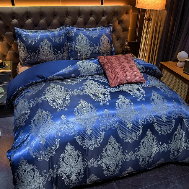 2021 Luxury 2 or 3pcs Bedding Set High Quality Duvet Cover Sets 1 Quilt Cover + 1/2 Pillowcases Twin Double Full Queen King 12