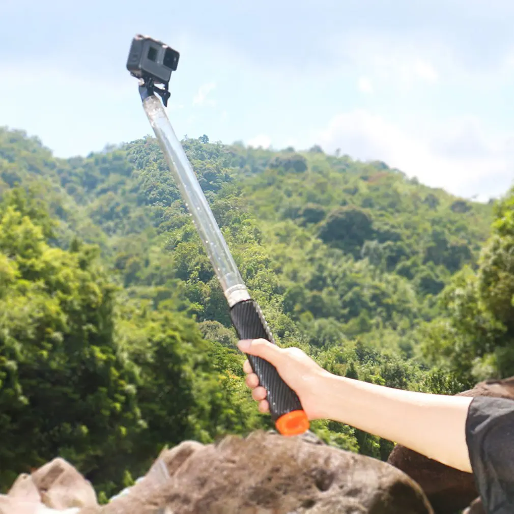 17 дюймов Телескопический переносной Автоспуск для GoPro водонепроницаемый ручной триггер прочная Спортивная камера удерживающая штанга