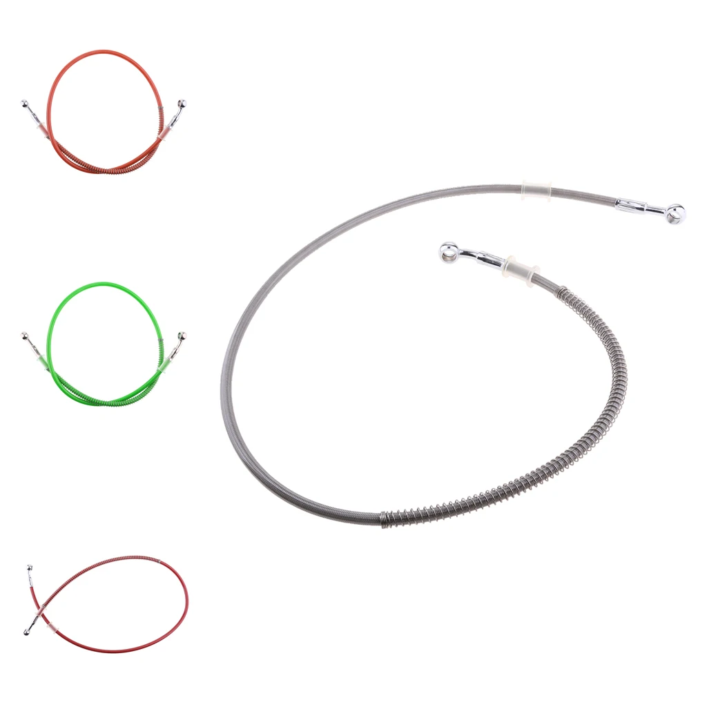 

Motorcycle Braided Stainless Steel Brake Oil Hoses Line Pipe 1000mm