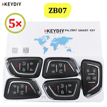 

5PCS/LOT Universal ZB07 KD Smart Key Remote for KD-X2 KD Car Key Remote Replacement Fit More than 2000 Models