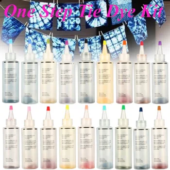 

18x Tulip One Step Tie Dye Kit Vibrant Fabric Textile Permanent Paint Colours H1 Home Garden Supplies