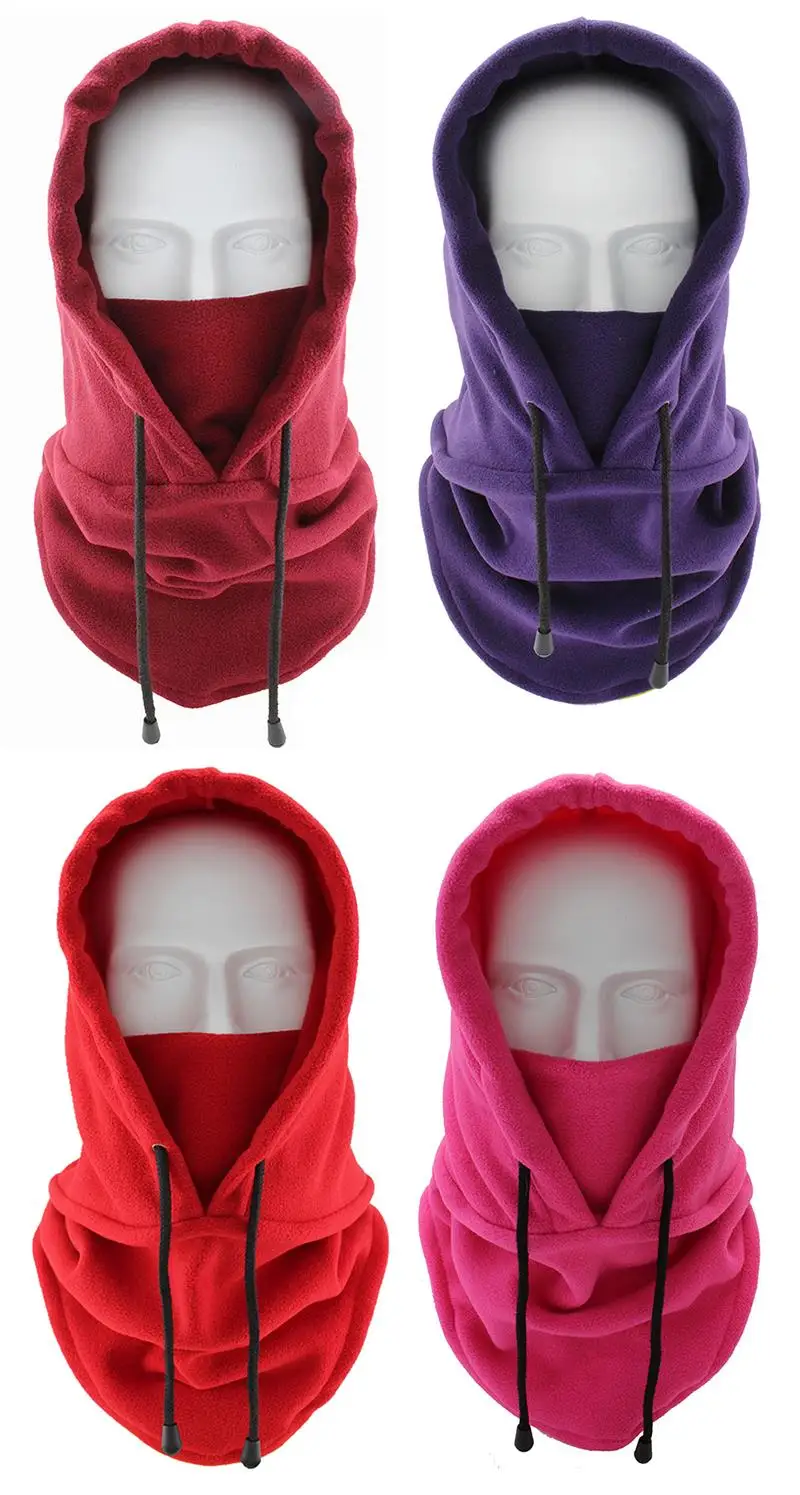 Free Shipping Motorcycle Face Mask Winter Balaclava Face Shield Thermal Fleece Windproof Warm Cycling Skiing Headwear Scarf Mask