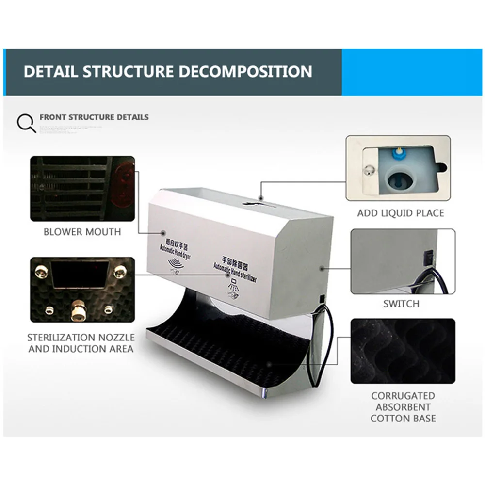 

Hand Sterilizer Integrated Hand Dryer Hand Cleaner Wall Hanging