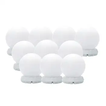 

LED Vanity Mirror Lights Kit 10LED USB Charging String Light Luminous Makeup Lights Hollywood Style 3 Color Dressing Table
