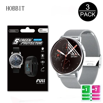 

3Pcs Ultra Thin Clear Protective Film For LEMFO S30 Smart Watch Full Screen Protector Hydrogel Soft TPU Film Not Glass For S30