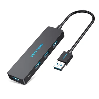 

Vention CHKBB 4 Ports USB 3.0 Hub High Speed 5Gbps Multi USB Splitter Adapter for Laptop Desktop PC Computer