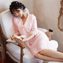 Smmoloa летний женский кружевной вечерний комплект с платьем, сексуальная прозрачная сетчатая кружевная Пижама