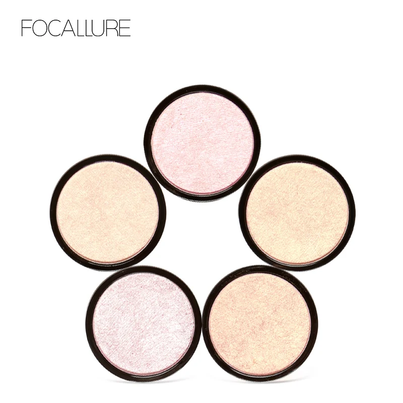 Хайлайтер FOCALLURE 5 цветов осветитель лица осветляющее лицо прессованное хайлайтер