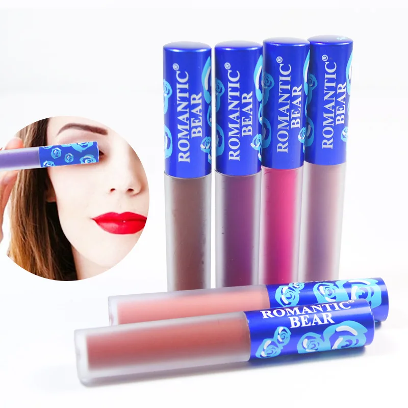 

12 Colors velvet matte Lipstick Waterproof Red Lip Gloss Makeup Tint Long Lasting Lipgloss Beauty Cosmetic Lip